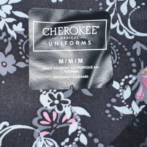 cherokee scrubs medical unisex Black shirt NWOT - Picture 2 of 4
